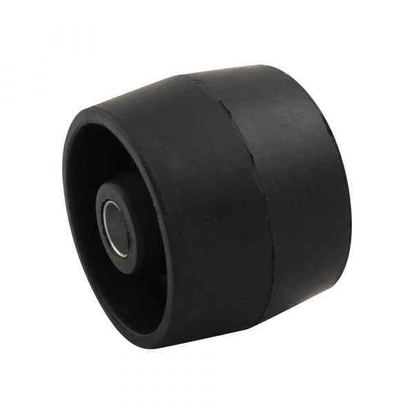 Rouleau de bateau rond 115 mm., trou d'axe 22 mm.