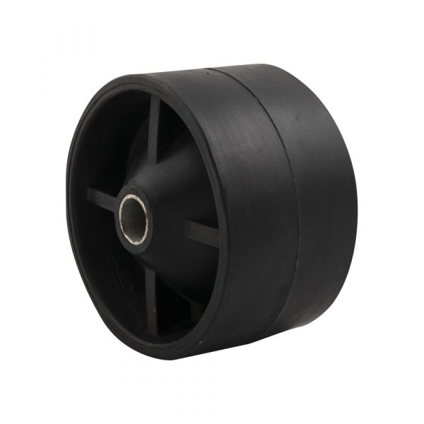 Rouleau de bateau rond 146 mm., trou d'axe 20 mm
