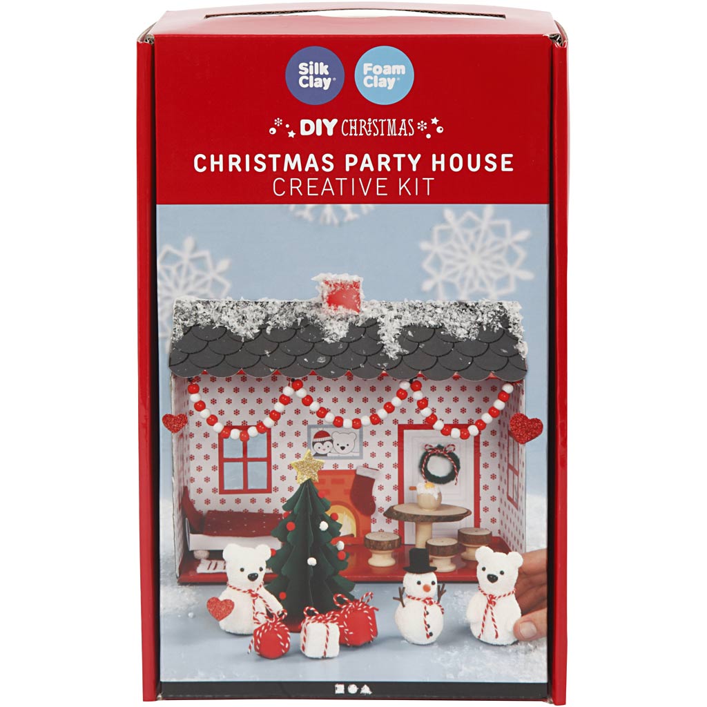 Maison de Noël de l'entreprise créative, 1 set
