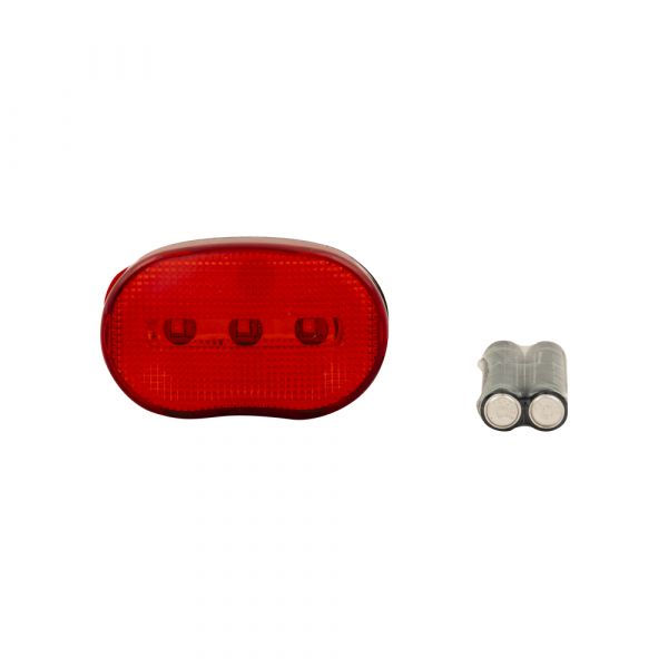 Lampe de vélo 3 LED rouge