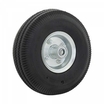 Roue 350x10 trou d'axe 16 mm. pneu