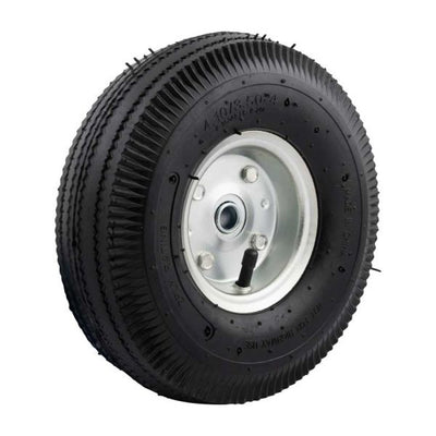 Roue 350x10 trou d'axe 16 mm. pneu