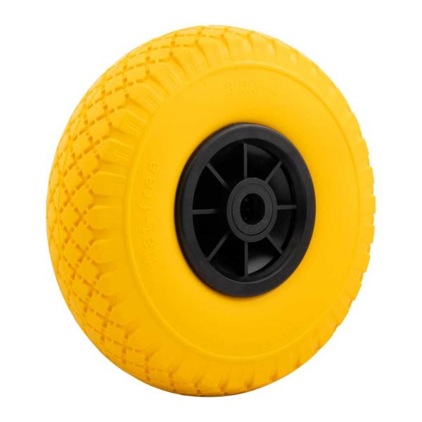 Roue ANTI-FUITE 300x4, JAUNE NOIR