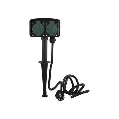 Couchette de jardin AC avec brochettes, 1,5 m.