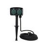 Couchette de jardin AC avec brochettes, 10 m.