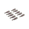 Embout de tournevis 25 mm TX-10 rose 10x
