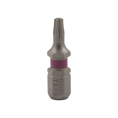 Embout de tournevis 25 mm TX-10 rose 10x