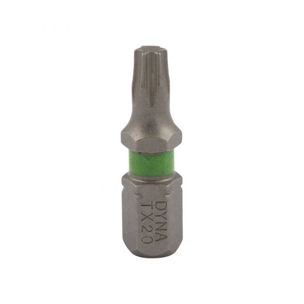 Embout de tournevis 25 mm TX-20 vert 10x
