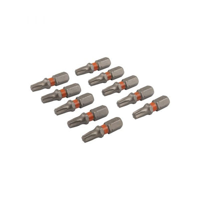 Embout de tournevis 25 mm TX-25 orange 10x