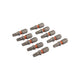 Embout de tournevis 25 mm TX-25 orange 10x