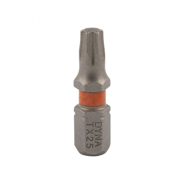 Embout de tournevis 25 mm TX-25 orange 10x