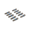 Embout de tournevis 25 mm TX-30 bleu 10x