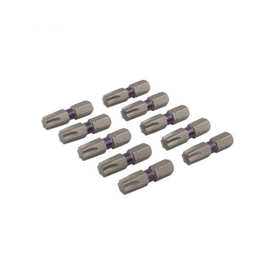 Embout de tournevis 25 mm TX-40 violet 10x