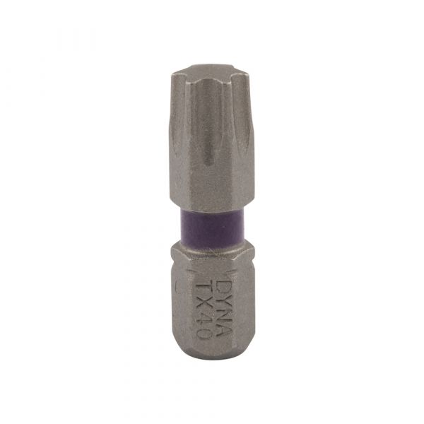 Embout de tournevis 25 mm TX-40 violet 10x