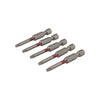 Bit à vis 50 mm TX-15 rouge 5x