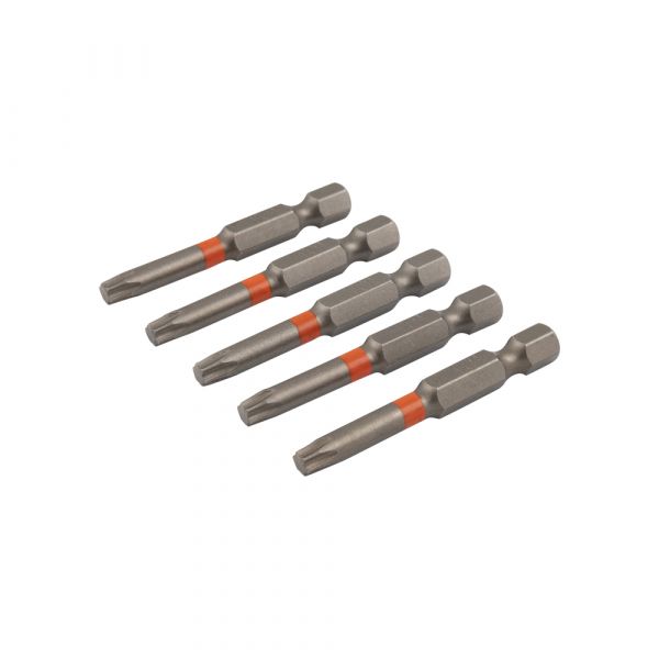 Embout de tournevis 50 mm TX-25 orange 5x