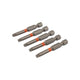 Embout de tournevis 50 mm TX-25 orange 5x