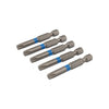 Embout de tournevis 50 mm TX-30 bleu 5x