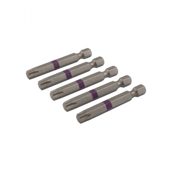 Embout de tournevis 50 mm TX-40 violet 5x