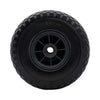 Roue 300x4, Jante grise en plastique ANTI-crevaison