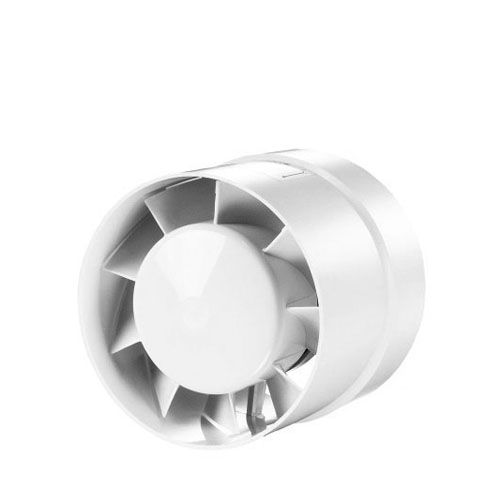 Ventilateur tubulaire 100 mm Basic blanc