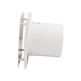 Ventilateur 100 mm silencieux avec minuterie. Capteur d'humidité blanc - afbeelding 2