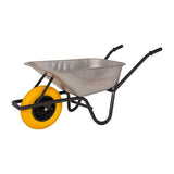 Brouette conteneur galvanisé anti-crevaison 85 litres - afbeelding 1