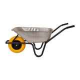 Brouette conteneur galvanisé anti-crevaison 85 litres - afbeelding 2