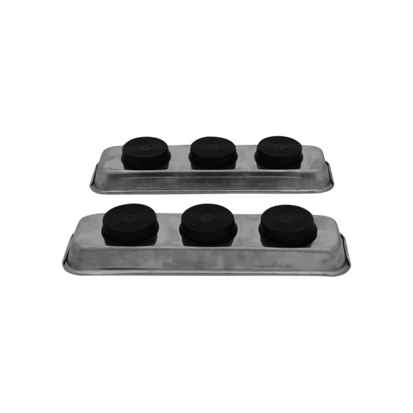 Bacs magnétiques 22,6 cm 2 pcs