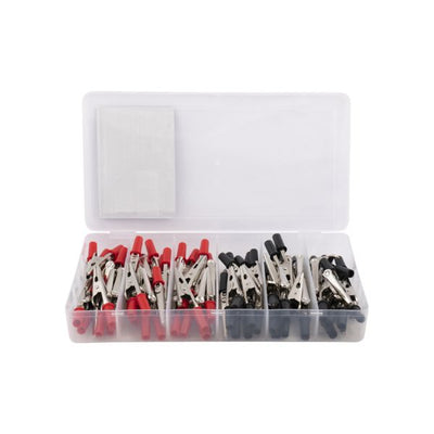 Jeu de pinces crocodiles 80 pcs.