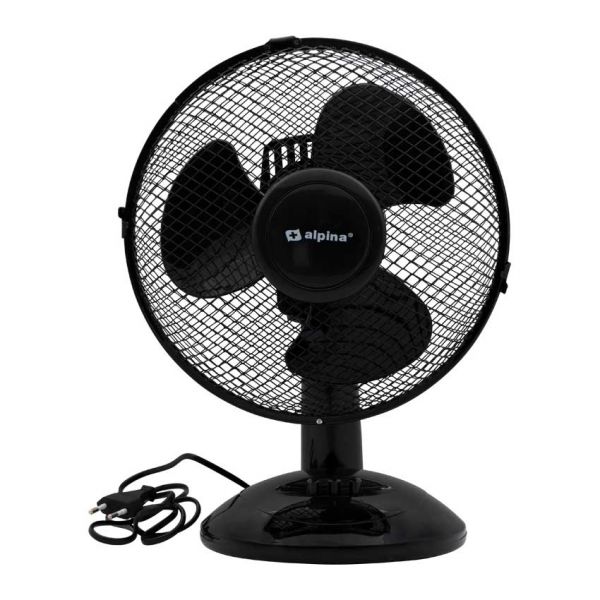 Alpina Table Fan 23 cm. NOIR