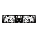 Support de plaque d'immatriculation en carbone - afbeelding 3