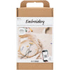 Creativ company starter hobby set broderie, fleurs, 1 boîte