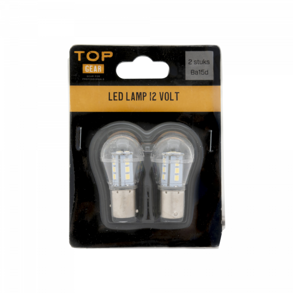 Topgear LED lampe 12 volts BA15D