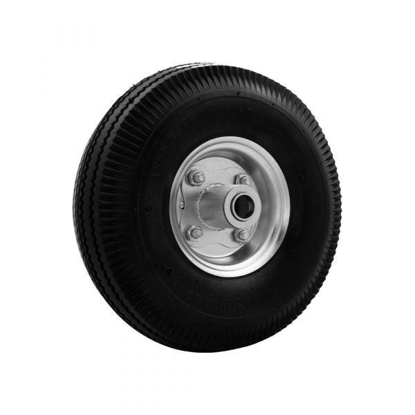 Roue 350x10 axe trou 20 mm. pneu