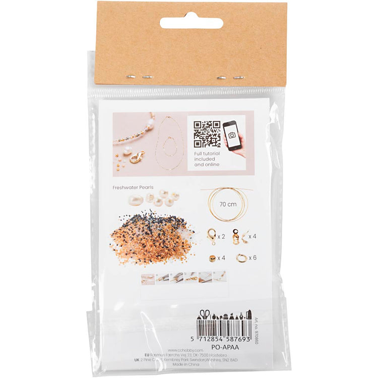 Creativ Company mini bracelet et collier de bijoux Hobbyset avec fermeture