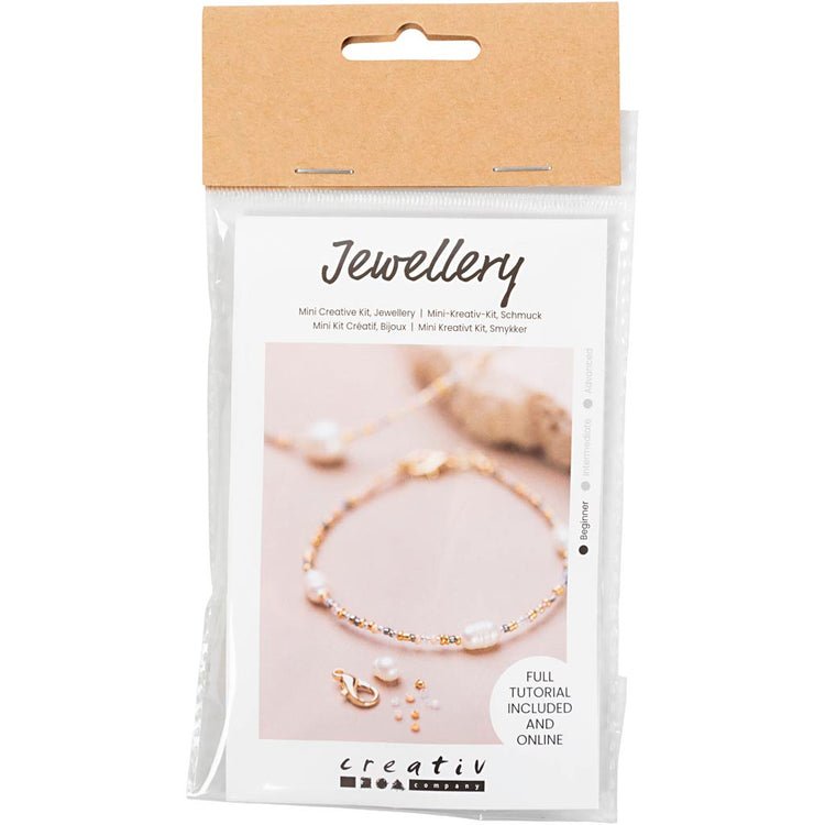 Creativ Company mini bracelet et collier de bijoux Hobbyset avec fermeture