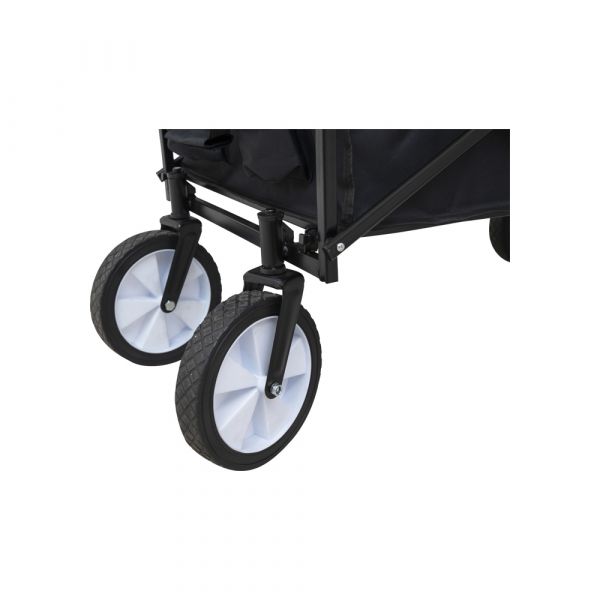 Sr Trekkar Strandkar Bolderkar Black pliable avec des pneus massifs