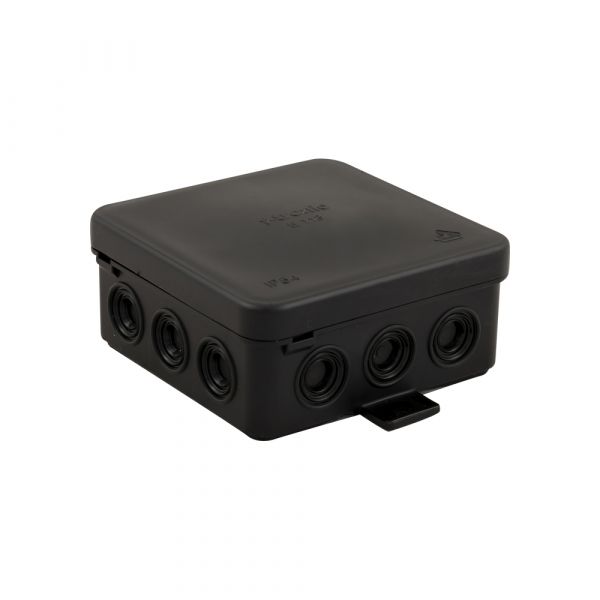 Boîte câblée noire IP54