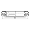AC Hterlicle Slimline 4 Fonctions 12-24V LED