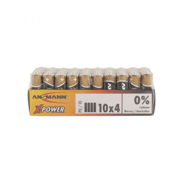 Batterie alcaline AA LR6 40ST.