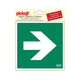 Abrit de direction d'autocollant 90 - 150x150 mm.