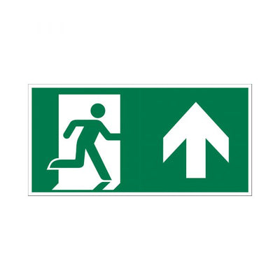 Stockez la sortie d'urgence directement vers le haut - 150x300 mm.