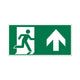 Stockez la sortie d'urgence directement vers le haut - 150x300 mm.