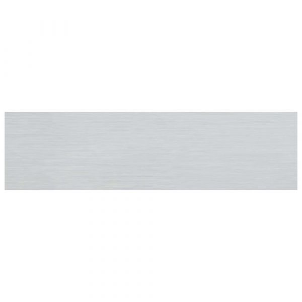 Plaque Alulook sans imprimé - 165x44 mm auto-adhésif.