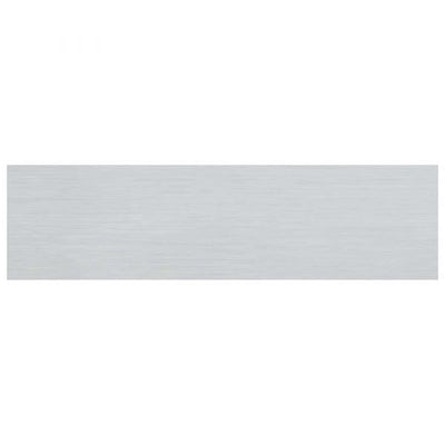 Plaque Alulook sans imprimé - 165x44 mm auto-adhésif.