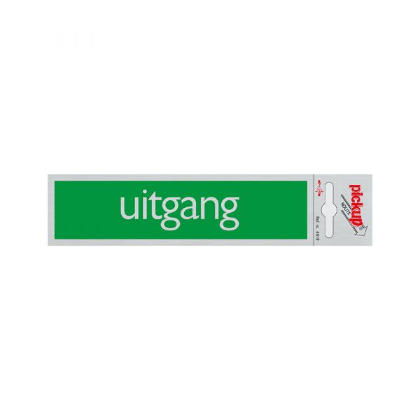 ALULOOK DE SORTIE PLAQUE - 165x44 mm auto-adhésif.
