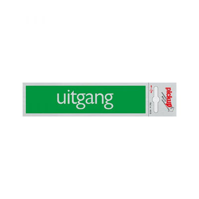 ALULOOK DE SORTIE PLAQUE - 165x44 mm auto-adhésif.