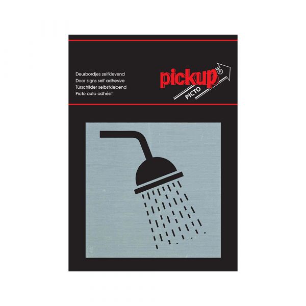 Plaque de douche Alulook - Auto-adhésif de 80x80 mm.