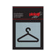 Assiette de garde-robe Alulook - Auto-adhésif 80x80 mm.